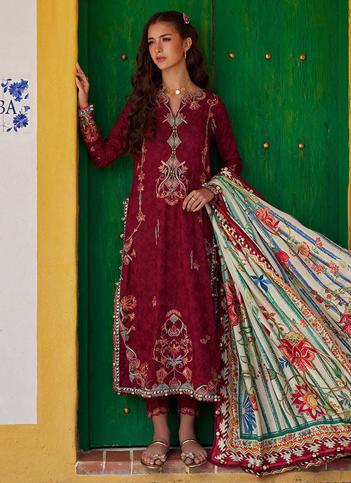 Farah Talib Aziz - Luxury Lawn Collection 2026 - Sofia Scarlet